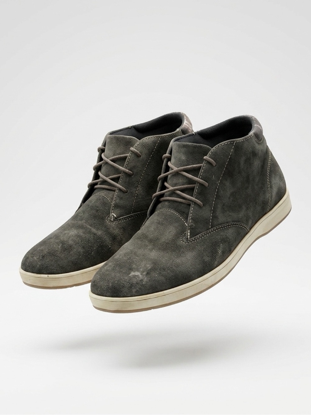 Call It Spring Men's Charcoal Suede Chukka Boots